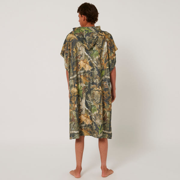 Ocean & Earth Real Camo Hooded Poncho