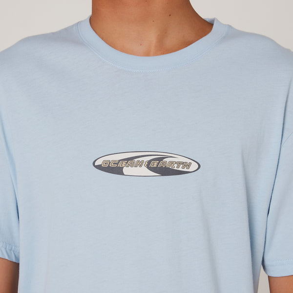 Ocean & Earth Squish Wave Tee Big Mens