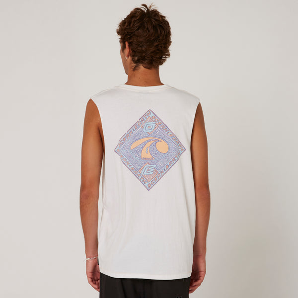 Ocean & Earth Washed Crazy Wave Muscle