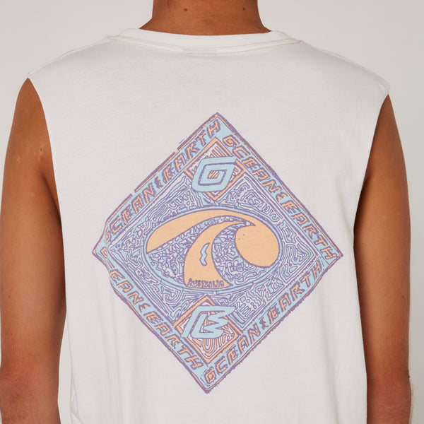 Ocean & Earth Washed Crazy Wave Muscle