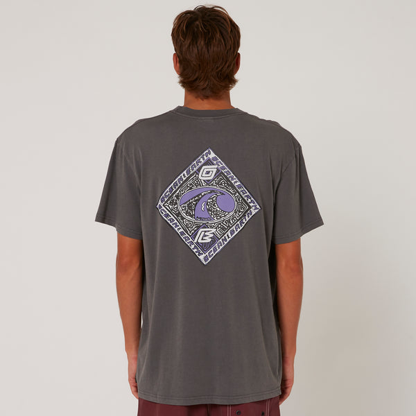 Ocean & Earth Washed Crazy Wave Tee