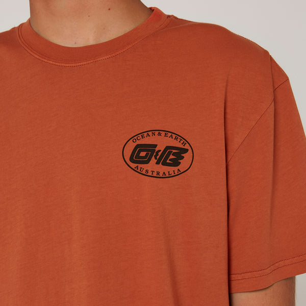 Ocean & Earth Washed Oval Heritage Tee Big Mens
