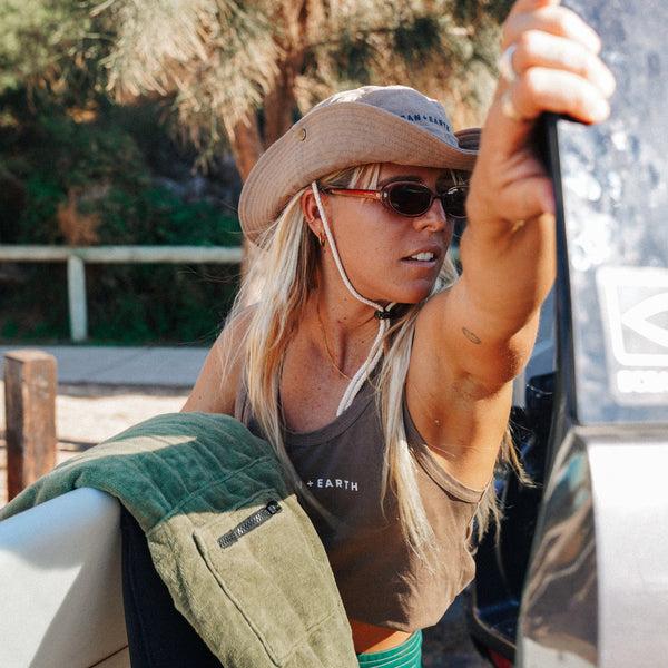 Ocean & Earth Wide Brim Hat