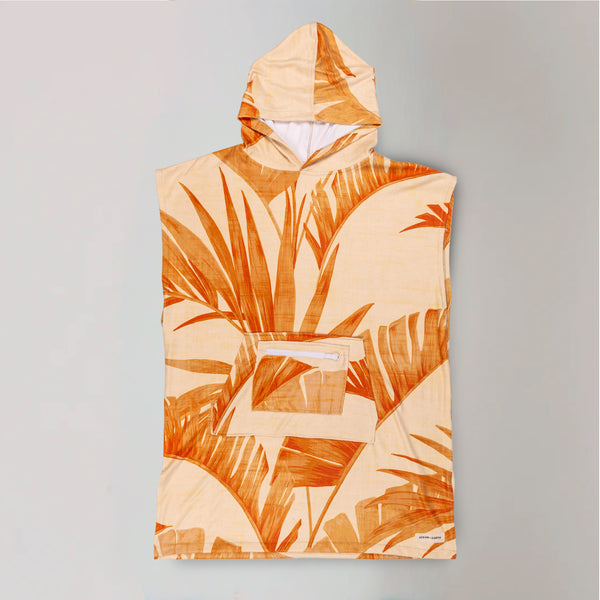 Ocean & Earth Youth Palm Hooded Poncho