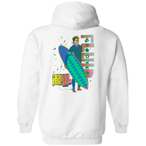 Ocean Pacific Fluid Grooves Flip Print Fleece Hoodie
