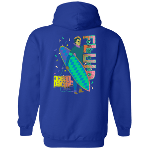ocean pacific Fluid Grooves Flip Print Fleece Hoodie