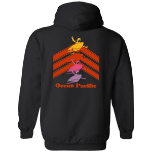 Ocean Pacific 4D Flip Print Fleece Hoodie