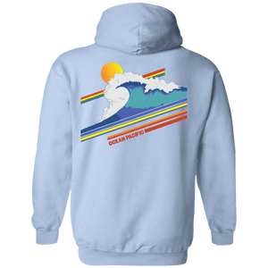 ocean pacific Big Day Flip Print Fleece Hoodie