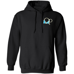 Ocean Pacific Flower Icon Flip Print Fleece Hoodie