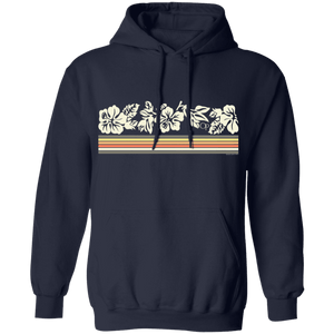 Ocean Pacific Flower Stripe Fleece Hoodie