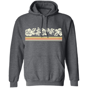 Ocean Pacific Flower Stripe Fleece Hoodie