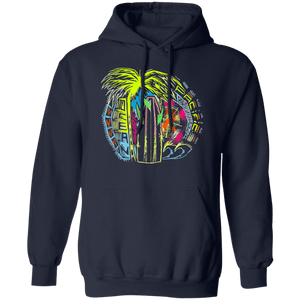 Ocean Pacific Neon Palms Fleece Hoodie
