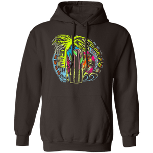 Ocean Pacific Neon Palms Fleece Hoodie