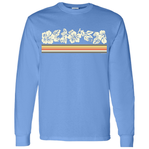 Ocean Pacific OP Flower Stripe Long Sleeve Tee