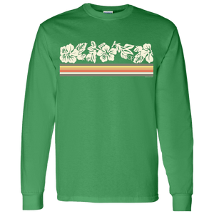 Ocean Pacific OP Flower Stripe Long Sleeve Tee
