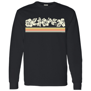 ocean pacific OP Flower Stripe Long Sleeve Tee