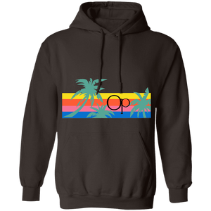 Ocean Pacific Palms Belly Print Fleece Hoodie