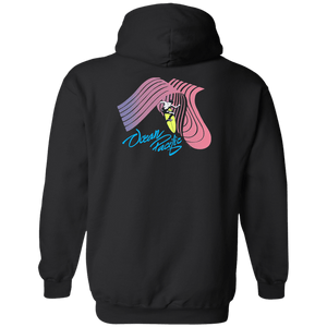 Ocean Pacific Tubular Flip Print Fleece Hoodie