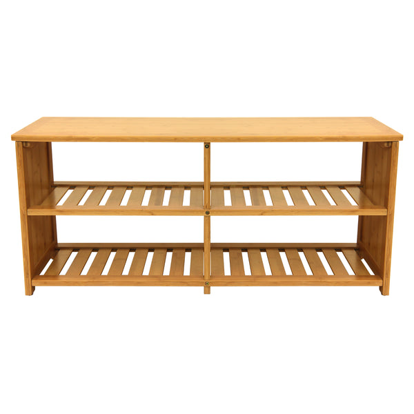 Oceanstar Oceanstar 10-Pair Bamboo Entryway Storage Bench