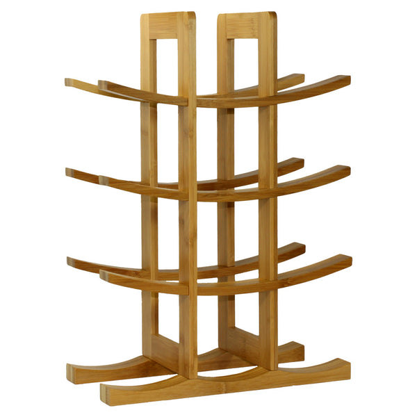 oceanstar Oceanstar 12-Bottle Natural Bamboo Wine Rack WR1149
