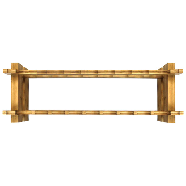 Oceanstar Oceanstar 18-Bottle Stackable Bamboo Wine Rack WR1361