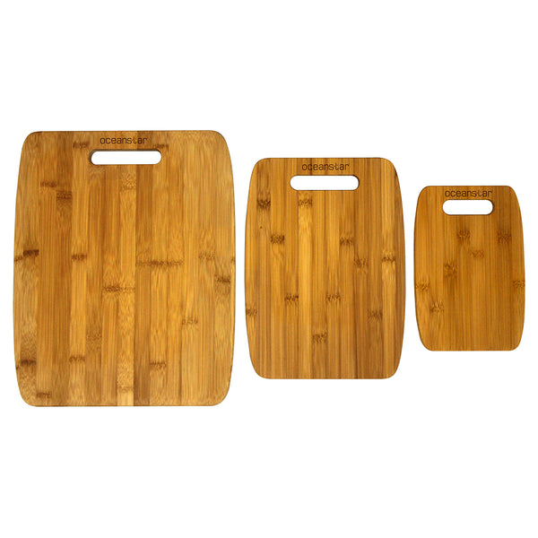 Oceanstar Oceanstar 3-Piece Bamboo Cutting Board Set CB1156