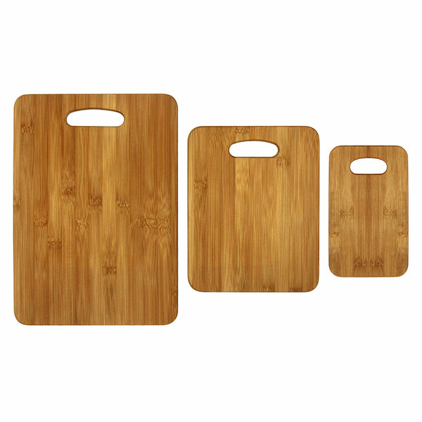 Oceanstar Oceanstar 3-Piece Bamboo Cutting Board Set CB1316