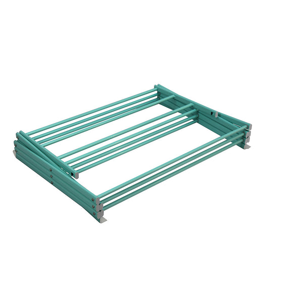 Oceanstar Oceanstar 3-Tier Foldable Drying Rack Turquoise