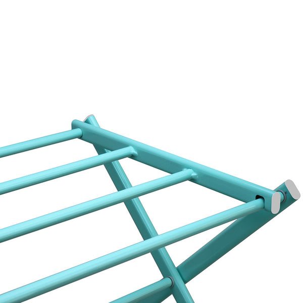 Oceanstar Oceanstar 3-Tier Foldable Drying Rack Turquoise