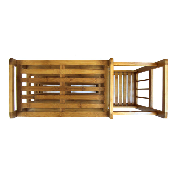 Oceanstar Oceanstar 4 Tier Bamboo Shoe Storage With Umbrella Stand