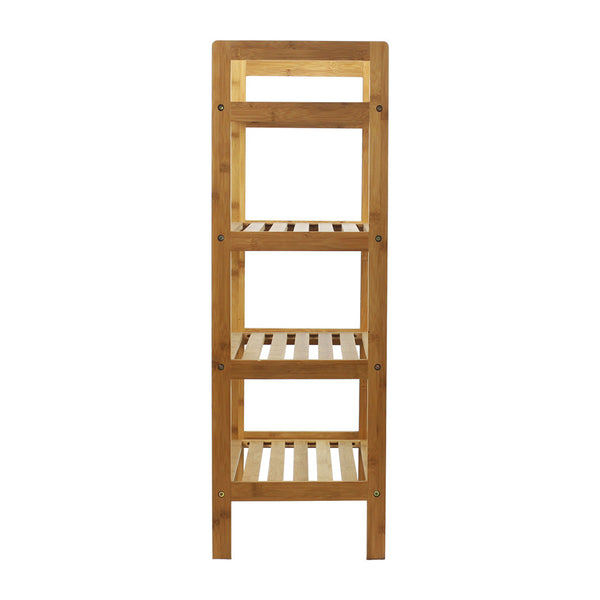 Oceanstar Oceanstar 4-Tier HPL Bamboo Shoe Rack Natural