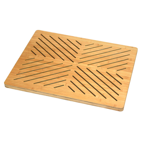 oceanstar Oceanstar Bamboo Floor and Bath Mat with Non-Slip Rubber Feet FM1750CNC
