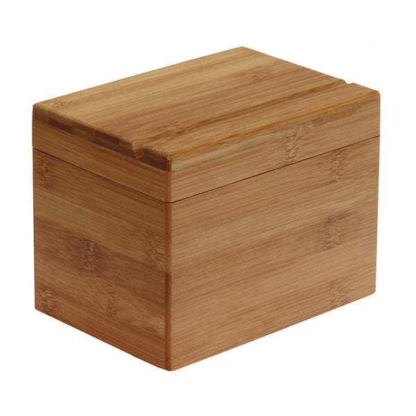 oceanstar Oceanstar Bamboo Recipe Box with Divider RB1408