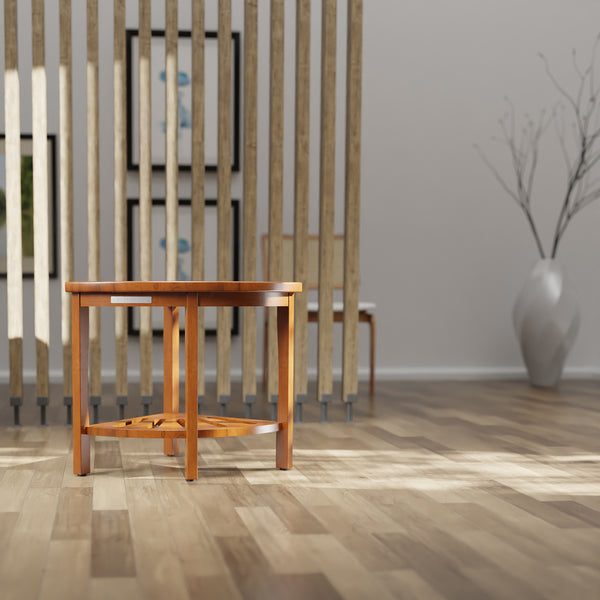 Oceanstar Oceanstar Corner Spa Bench Seat With Storage Shelf