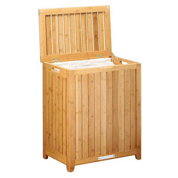 Oceanstar Oceanstar HPL Bamboo Laundry Hamper BRH1248