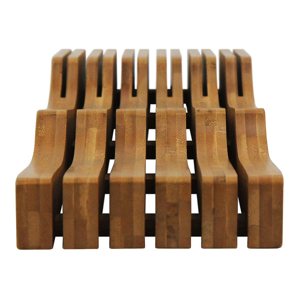 Oceanstar Oceanstar In-Drawer Bamboo Knife Organizer KB1354