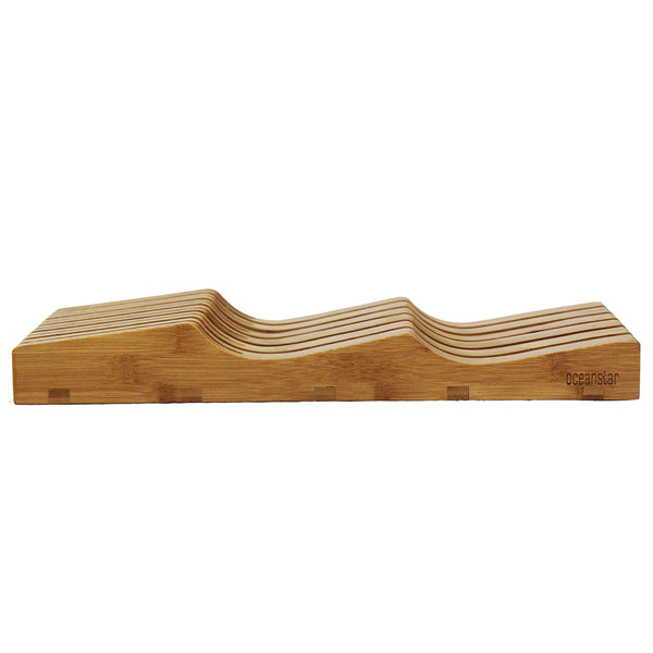 Oceanstar Oceanstar In-Drawer Bamboo Knife Organizer KB1354
