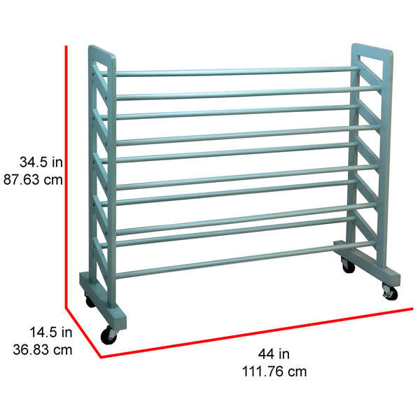 Oceanstar Oceanstar 5-Tier Shoe Rack Turquoise