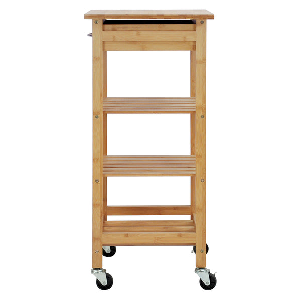 Oceanstar Oceanstar Bamboo Kitchen Trolley BKC1378