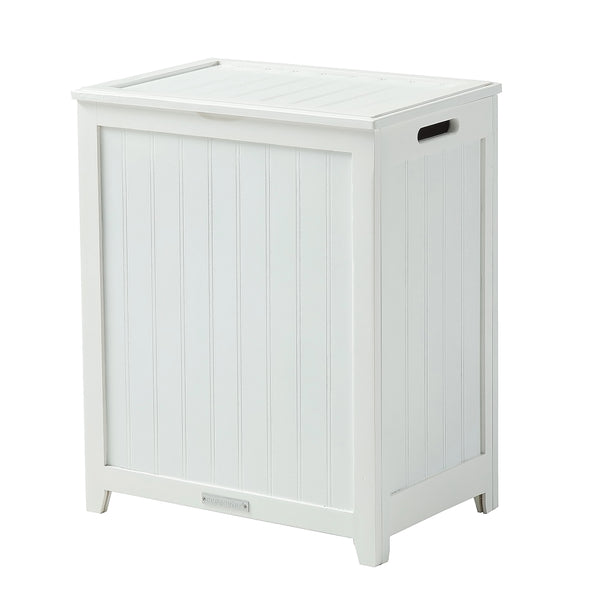 oceanstar Oceanstar White Laundry Hamper