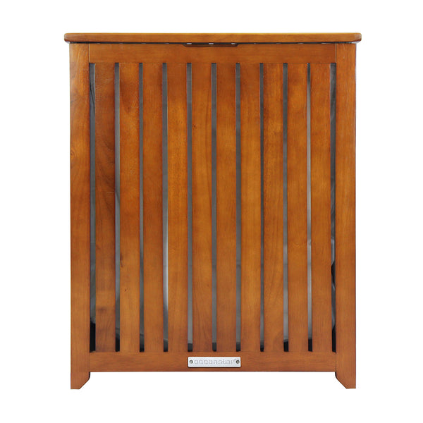 Oceanstar Oceanstar Solid HPL Wood Spa Hamper TRH1330