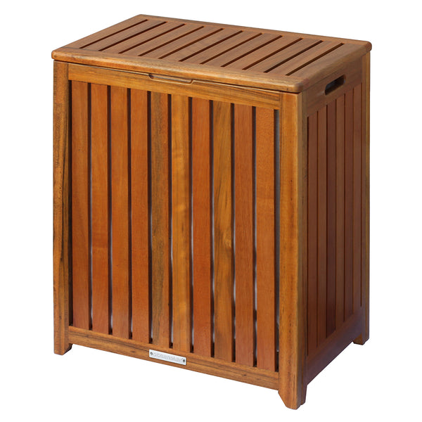 oceanstar Oceanstar Solid HPL Wood Spa Hamper TRH1330