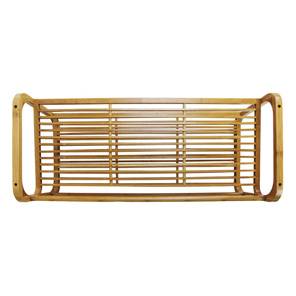 Oceanstar Oceanstar SR1224 2-Tier HPL Bamboo Shoe Rack