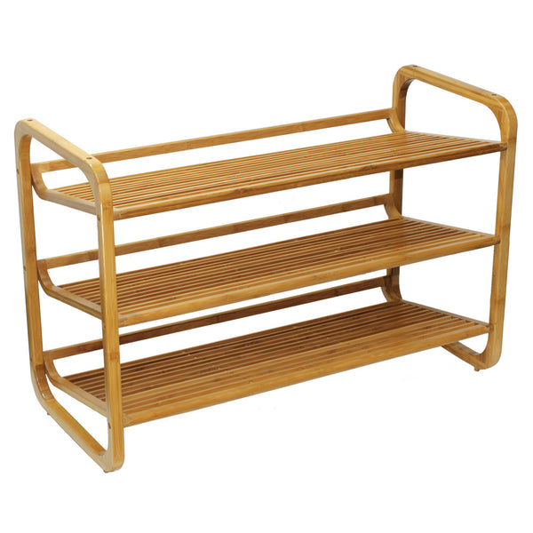 oceanstar Oceanstar SR1231 3-Tier HPL Bamboo Shoe Rack