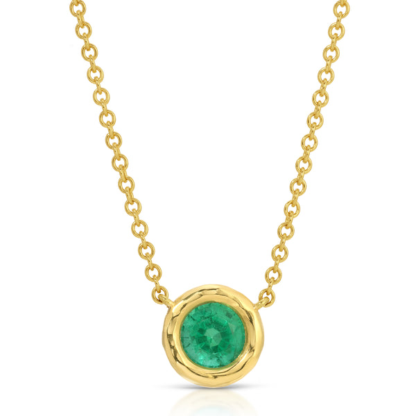 octavia elizabeth 0.89 Carat Emerald Nesting Gem Necklace