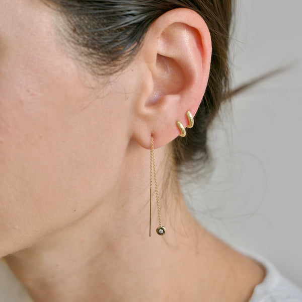 Octavia Elizabeth Diamond Nesting Gem Drop Earrings