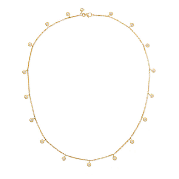 Octavia Elizabeth Diamond Nesting Gem Eternity Necklace
