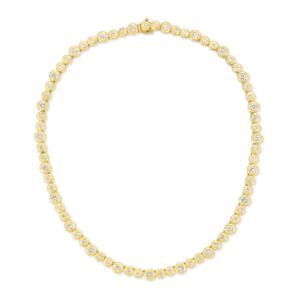 octavia elizabeth Diamond Nesting Gem Tennis Necklace