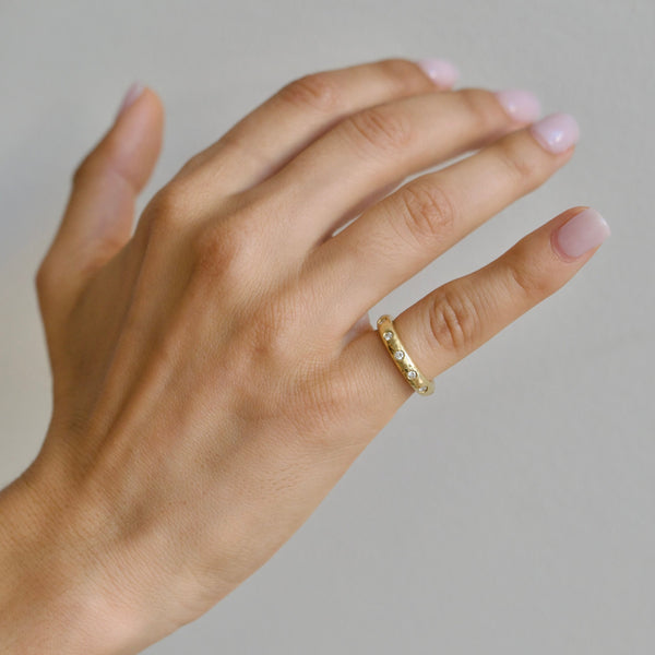 Octavia Elizabeth Diamond Petite Liberty Ring - Diamond