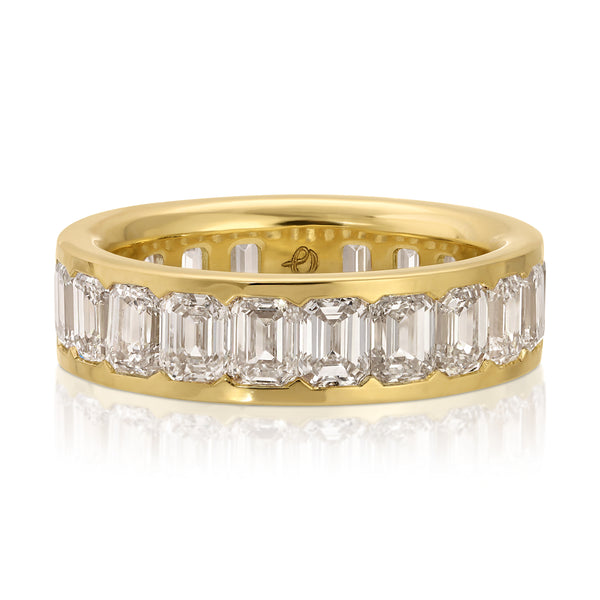 octavia elizabeth Emerald Cut Diamond Ivy Eternity Band